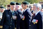 Col Comdt speaks with CWO Bob Frigon (Ret’d)