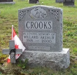 Williard is buried in the Hemford Cemetery, Hemford, Lunenburg County, NS.