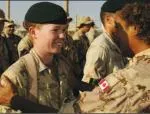 Capt Michelle Whitty meeting Her Excel - lency the Right Honourable Michaëlle Jean, Governor General of Canada early on in her tour.