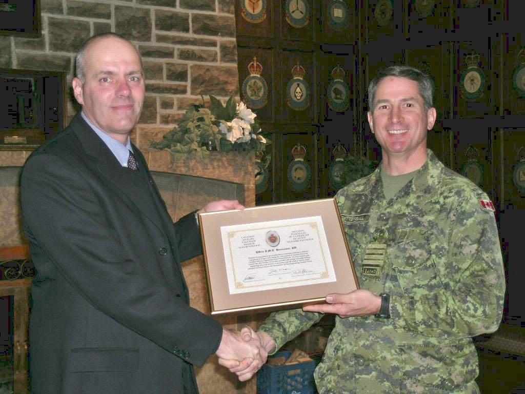 Col John Tattersall & MGen Rousseau 