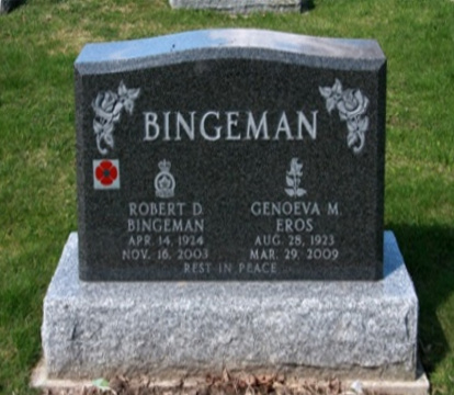 Spr Robert Donald Bingeman (Ret’d)