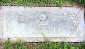 Walter Chenell's Gravemarker