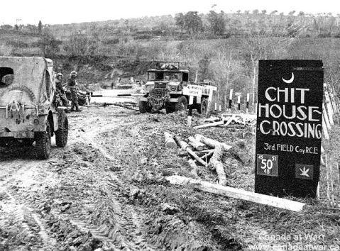 3rd Fd Coy's Crossing Over the Moro, known as the Chit House Crossing