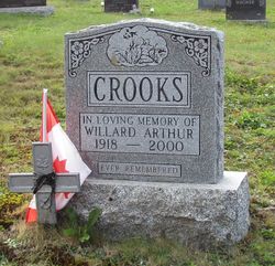 Williard is buried in the Hemford Cemetery, Hemford, Lunenburg County, NS.