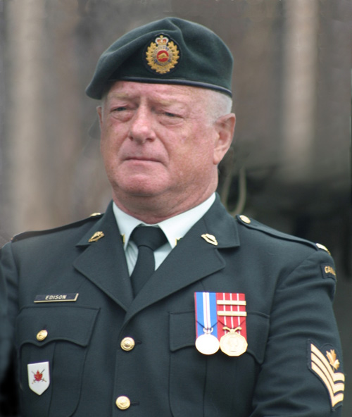Sgt Leonard John Edison, CD (Ret’d) 