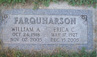 Sgt William Arthur “Bill” Farquharson (Ret’d) Headstone