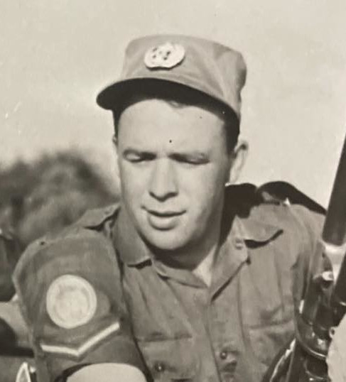 LCpl Edward Rowland Foster, CD (Ret'd) in Egypt