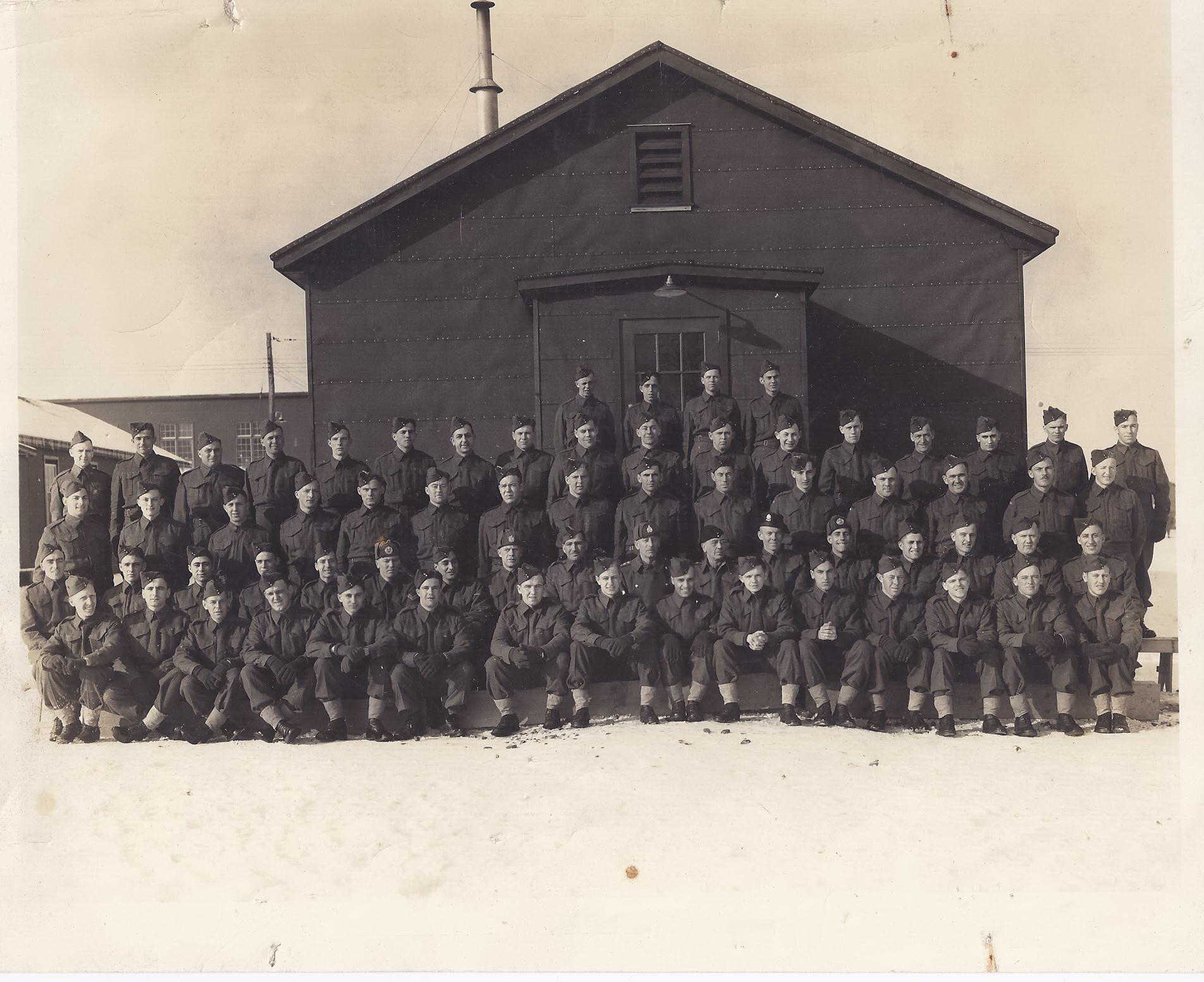 Group photo taken Petawawa in 1943