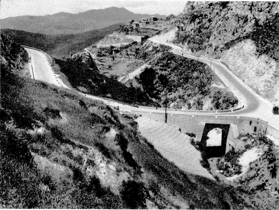 This is the route over which a company of PPCLI, supported by tanks and anti~tank guns, swept into the town on the morning of 22 July 1943. The bridge shown here replaces a temporary structure built by the 3rd Field Company, RCE during the night before the attack.