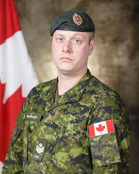 Sgt B.A. McCauley, CD