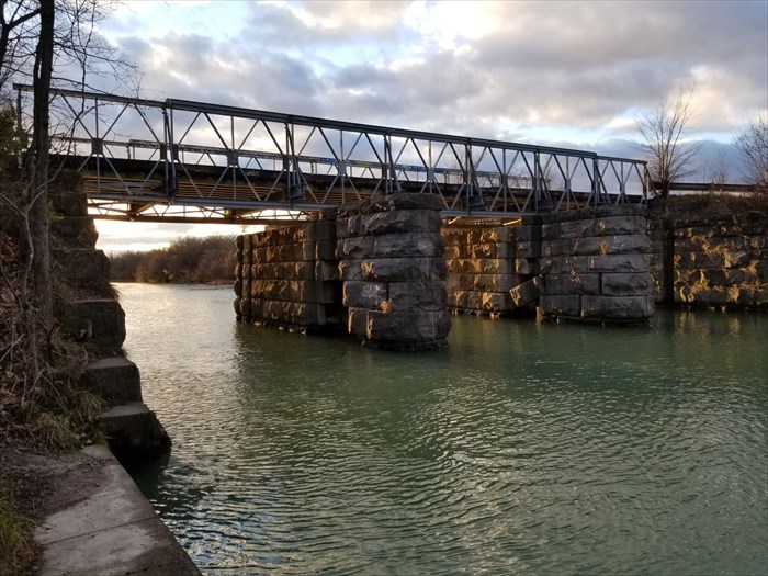 Merritt Trail Bailey Bridge (Photo by Bon Echo Geocacher, 2020)