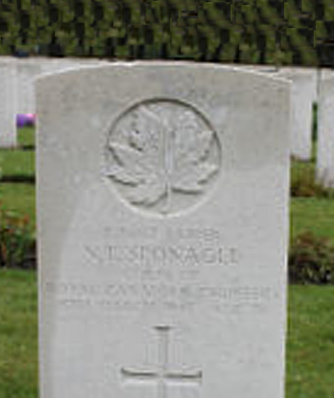 Sapper  Sponagle 's headstone