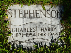 Grave marker in Dawson Creek Cemetery for Sapper Harry Stephenson whose remains are in Gradara Commonwealth Cemetery, Pesaro, Italy