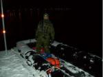 Cpl Therrien ready to load an infantry section into an assault boat.