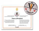 Pin and certificate