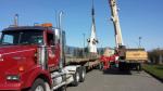 Monument on one of 3 Eagle West trailers