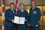 MCpl Boudreau was awarded the Wing Commander’s Commendation at 17 Wing on 12 Oct 16