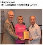Lisa Hampson - The Aboriginal Relationship Award // Prix d’excellence dans les relations avec les Autochtones   