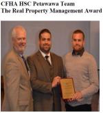 CFHA HSC Petawawa Team - The Real Property Management Award // Prix d’excellence en matière de gestion des biens immobiliers 