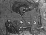 A shift of 1 Tunnelling Company drills the tunnel walls in preparation for blasting