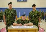  Pierre St-Laurent, LCol Benoit Doré, Col Dan Chafaï