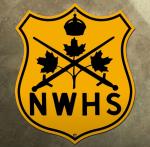 Canadian Army Highway Sign - Northwest Highway System