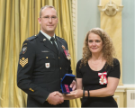 Sgt Dale Kurdziel, MD receives a second Medal of Bravery, 22 November 2017
