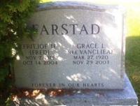 Spr Farstad's grave in Kirkland Lake Cemetery