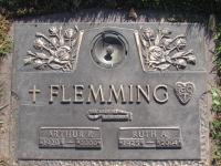 Spr Arthur P Fleming in Oakridge Memory Gardens, Middle Sackville, NS