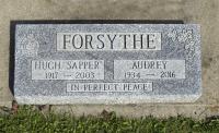 Gravemarker Hugh Roberts Forsythe in the Wetaskiwin Memorial Cemetery