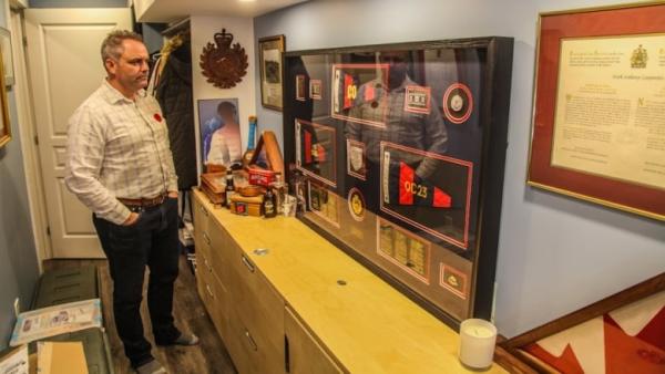 Mark Gasparotto reflects on a 20-year military career and the swift fall of Afghanistan to Taliban forces. (Stu Mills/CBC)