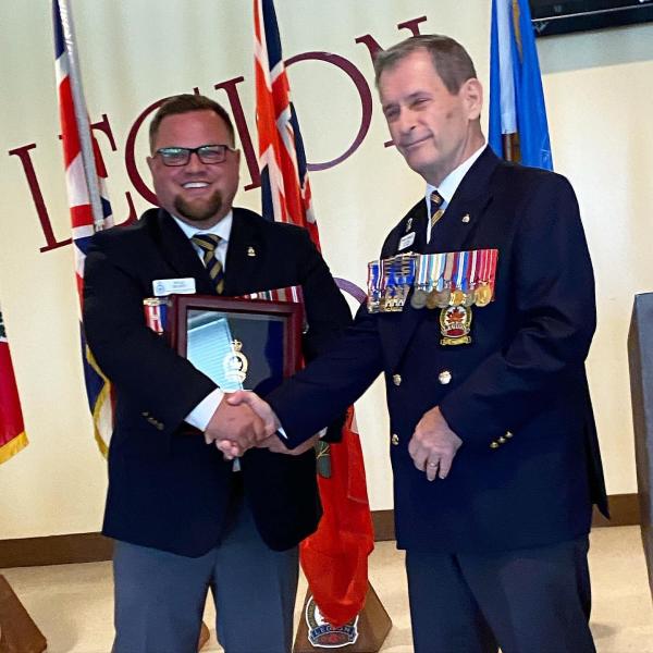 Kyle Scott receives Dominion President Citation Award