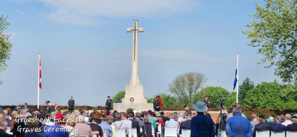 Photo 1 Faces to Graves Ceremony Groesbeek