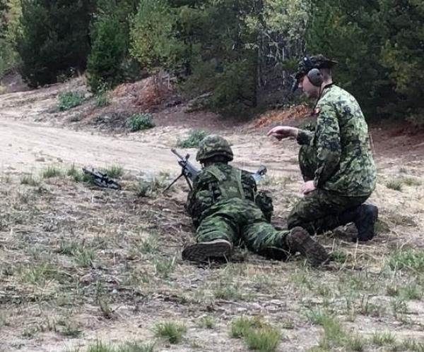 Sgt Wenman, ARSO for the C-9 shoot