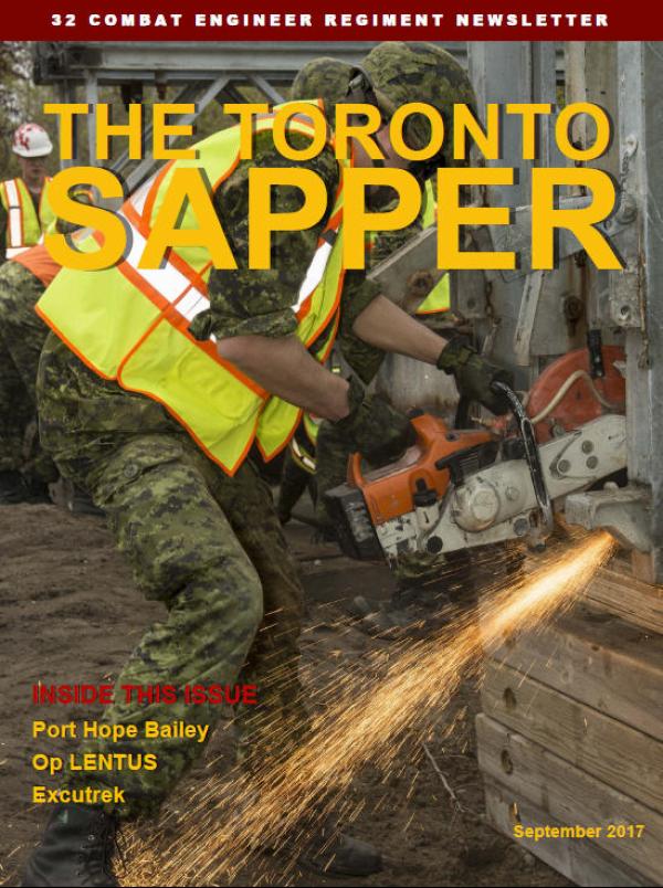 Toronto Sapper September 2017