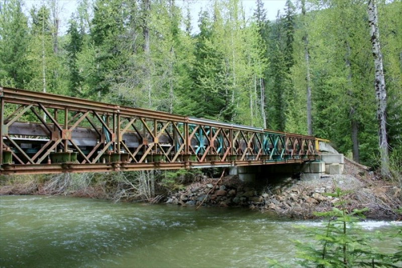 Cayuse Flats Bailey Bridge Manning Park, BC