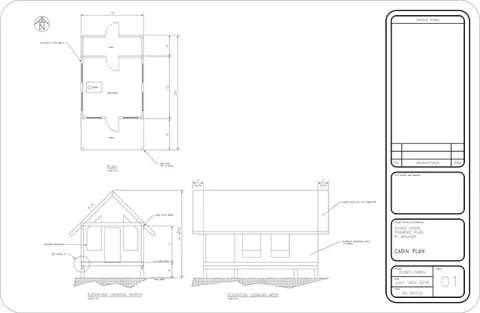 Layout for Chimo cabin.— Image Credit: Courtesy Lt. Bart Fyffe