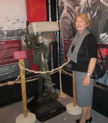 1943 Evinrude 50 Horsepower outboard on display at the National Liberation Museum in Groesbeek (about 25 km south of Arnhem).