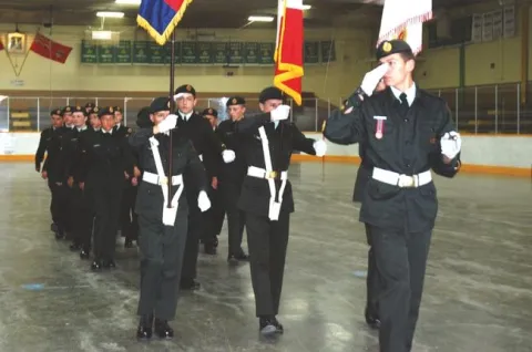 2884 RCE Cadet Corps March Past 7 June 2016