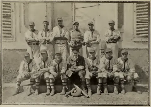 The 7th Canadian Engineer Battalion baseball team Library and Archives Canada