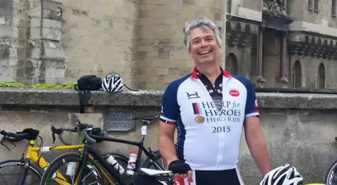 Lyle Crispin had the opportunity, through Soldier On to cycle in Europe last summer. 