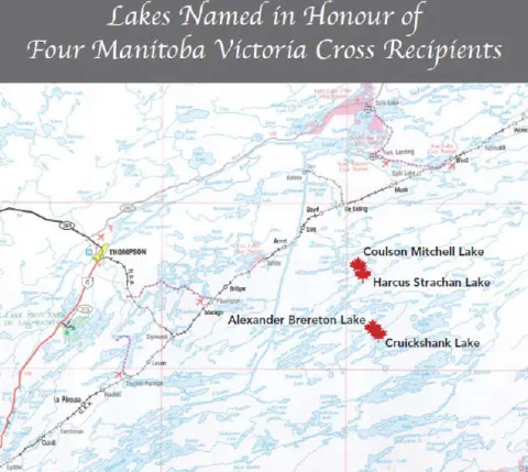 Norman Mitchell Lake Map
