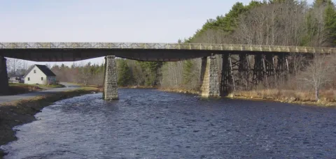 Martins River Bridge Restored with New Deck and Railings