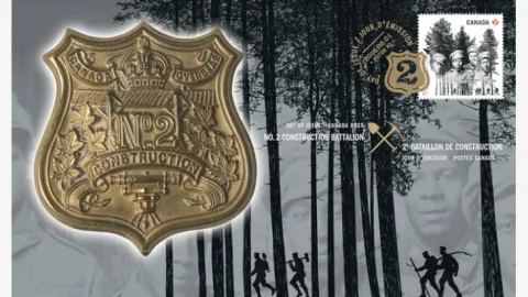 No. 2 Construction Company First Day Cover issued  Feb 2016