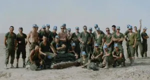 1 CER Sappers with UXB in Kuwait