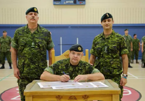  Pierre St-Laurent, LCol Benoit Doré, Col Dan Chafaï