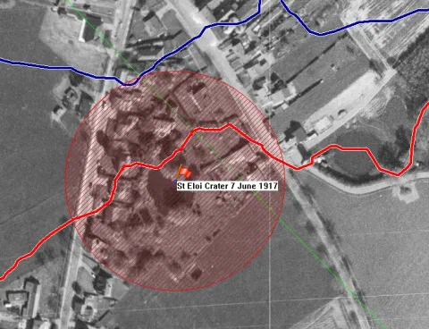 St Eloi crater 7 Jun 1917