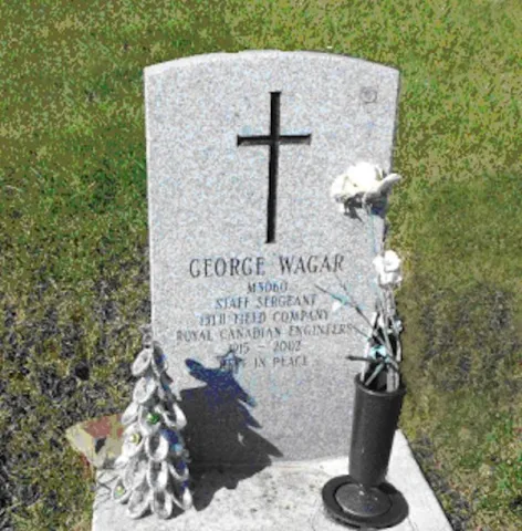 Headstone S/Sgt George Wagar