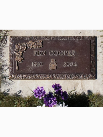 Spr James Fennimore “Fen” Cooper, Hillcrest Cemetery, Weyburn, SK