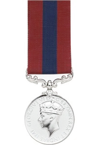 Distinguished Conduct Medal awarded to L/Sgt Hickson for gallantry at Dieppe